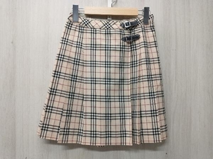 BURBERRY バーバリー プリーツスカート ミニスカート サイズ 160A ベージュ・チェック