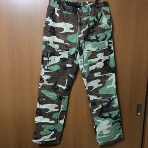 size ＬSOPHNET.ソフネット SOPH ソフ MILITARY CLOTH PANEL CARGO PANT カモフラ 迷彩 ミリタリー カーゴパンツ