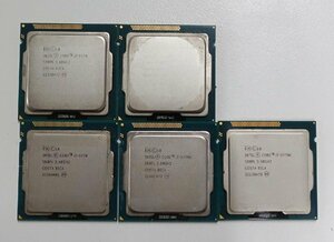 5個セット【ジャンク】Intel CPU i7-3770 3.40GHz/3770K 3.50GHz/LGA1155/PCパーツ デスク クリックポスト N050901