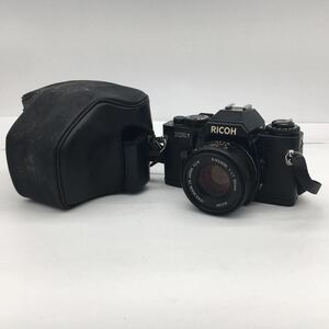 RICHO リコー XR7 ブラック ボディ / RIKENON 1:1.7 50mm レンズ 一眼レフ フィルム カメラ ヴィンテージ カバー付属 現状品 