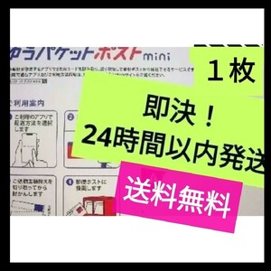 送料に注目！最安【24時間以内発送！】《即決！》【３時間以内の決済完了必須】 ゆうパケットポストmini 専用封筒 １枚 ミニ 封筒 