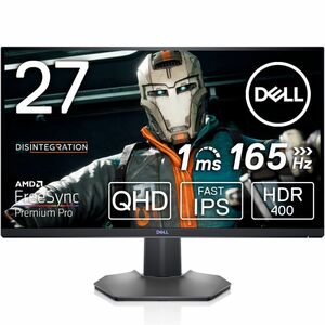 Dell S2721DGF 27インチ ゲーミングモニター ゲーミング ディスプレイ (FPS向き/QHD/Fast IPS/Display