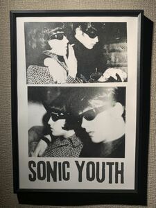 SONIC YOUTH ソニックユース A4 ポスター 額付き ⅲ