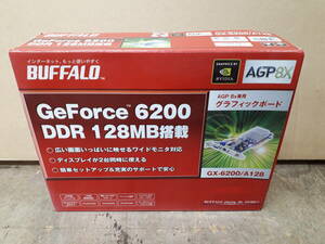 ■BUFFALO　グラフィックボード　GeForce6200 DDR128MB搭載　GX-6200/A128　中古
