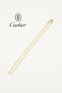 Cartier K18 YG750 カルティエ ゴールド ネックレス size 全長43cm 0506167