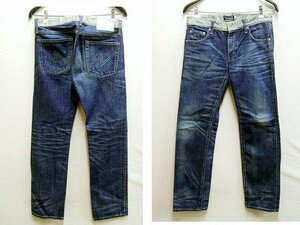 即決[S]NEIGHBORHOOD STUSSY 別注 BY.WASHED.NARROW/14OZ-PT ナロー 08EX SAVAGE LEVEL-2 BONEYARDS サベージデニム パンツ■71