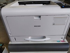 □　RICOH リコー SP 6420M 【印字27728枚】A3モノクロレーザープリンター 両面印刷可 用紙サイズ多様対応【D0315Z1５BH】