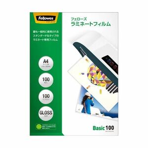 【新品】(まとめ) フェローズ ラミネートフィルム A4100μ 5847701 1パック(100枚) 【×10セット】