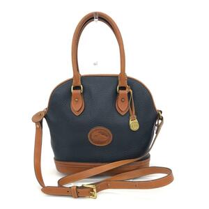 ◆DOONEY&BOURKE ドゥーニー&バーク 2WAYバッグ◆ ネイビー レザー レディース 多機能 bag 鞄 USA製 2WAY