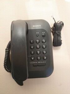 【通電未確認】SONY 標準電話機 IT-50 ソニー ブラック 黒