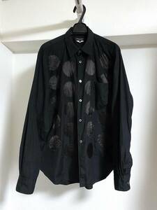 Comme des Garcons Homme Plus シャツ ブラウス コムデギャルソン 異素材 川久保玲 / shirt deux junya watanabe man play cdg black noir