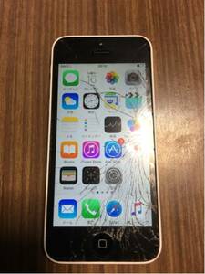 au iPhone5c 16GB white 管理番号8