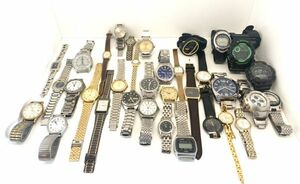 1スタ～【腕時計まとめて】G-SHOCK 　セイコー/SEIKO　カシオ/CASIO　シチズン/CITIZEN　クオーツ/QZ　他計34点　ジャンク現状品