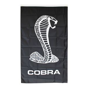 フラッグ COBRA コブラ 150×90cm ナイロン製 シェルビー コブラ タペストリー ウォールデコレーション アメリカン雑