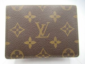 ▲▲中古品 ルイヴィトン LOUIS VUITTON M60533 モノグラム ポルト2カルトヴェルティカル パスケース カードケース▲▲