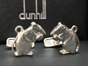 Dunhill ダンヒル ハツカネズミ 925 カフス カフリンクス