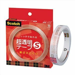【新品】【10個セット】 3M Scotch スコッチ 超透明テープS 紙箱入 15mm幅 3M-BH-15NX10