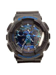 CASIO◆クォーツ腕時計・G-SHOCK/デジアナ/BLK