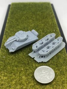 1/144レジンキット　未塗装 WWⅡ アメリカ軍　M4 中戦車　シャーマン・クロコダイル 火炎放射戦車 B ワールドタンク ミュージアム