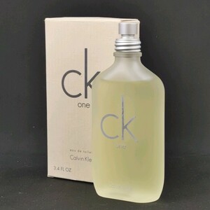 A 8 × 【 100ml ほぼ満タン 】Calvin Klein CK one カルバンクライン シーケーワン EDT オードトワレ SP スプレー アメリカ製