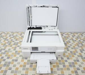 ▲ ｜A4 インクジェット プリンター 複合機 ホワイト｜ブラザー DCP-J752N 複合機｜現状販売 黒印字不良 難あり JUNk ■N8921