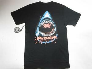 JB即決 SANTACRUZ サンタクルーズ BITER　POCKET SHARK シャーク ポケットTシャツ 黒 Mサイズ 新品