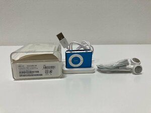 【M54652】※動作未確認中古現状品のためジャンク扱い※　iPod shuffle　1GB　ブルー　デジタルオーディオプレーヤー