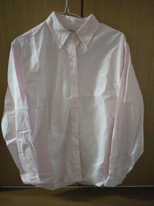 BROOKS BROTHERS ブルックスブラザーズ　アイリッシュリネン100%　 ボタンダウンシャツ　サイズ S 淡いピンク