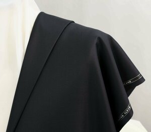 ■英国製幻のダンヒル・普遍的定番の黒紺無地・ローバック社が作った極上super100・スーツは紺に始まり紺に終わる。長さ3.1m