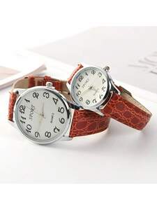 腕時計 ペアウォッチ ファッション カップル 腕時計 2本セット ビジネス メンズ クオーツ時計 レディース シンプル。レザー 腕