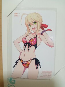 　Fate FGO 図書カード　抽選プレゼント　当選品　抽プレ Fate EXTRA