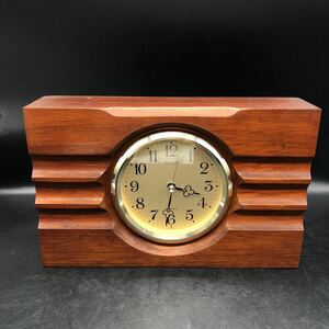 置時計 精工舎 セイコー 木製 アンティーク　動作確認済み　Y19