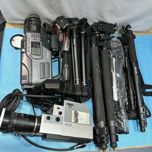 三脚 一脚 ビデオカメラ まとめ売り Velbon PHD-61 / ULTRA LUXi L / SLIK MONOPOD350 / Fotopro DIGI-204 / SONY HVC-F1 / victor GR-S707