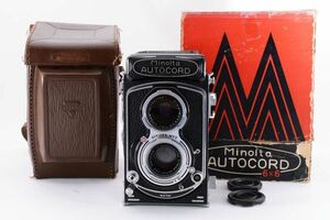 【動作確認済】 Minolta ミノルタ Autocord RA TLR Film Camera 4x4 4x5 Rokkor 75 f/3.5 2074613