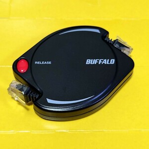 BUFFALO 巻尺型 携帯 LANケーブル(2.6m)