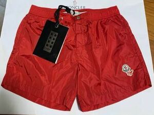 MONCLER 1952 BOXER MARE スイムパンツ レッド　M