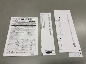 カナック　フリップダウンモニター取付説明書　KK-M101FDⅡ　デリカD5