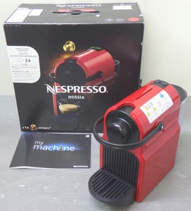 ネスプレッソ イニッシア C40-RE ルビーレッド NESPRESSO INISSIA エスプレッソ式 コーヒーメーカー used