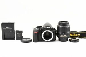 [美品　動作確認済み] Nikon ニコン D3100 デジタルカメラ AF-S NIKKOR 18-55mm F3.5-5.6 レンズセット　C1066