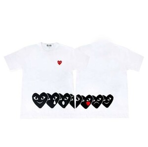 ■激レア！■新品タグ付■プレイ・コムデギャルソン emoji 限定Tシャツ（B）■メンズ・L■Play COMME des GARCONS■正規品■入手困難