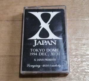 X JAPAN A⑮デモ カセットテープ TOKYO DOME 1994.DEC.30/31 美品 グッズ エックス