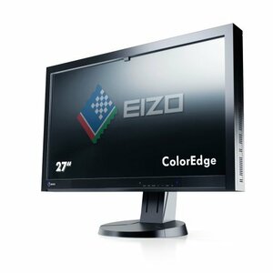 【中古】EIZO ColorEdge 27型カラーマネジメント液晶モニター 2560x1440 DVI-D DisplayPort HDMI ブラック ColorEdge CX270