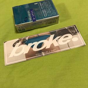 broke. ★Butt ★　ステッカー　USDM 　ブローク　broke allday