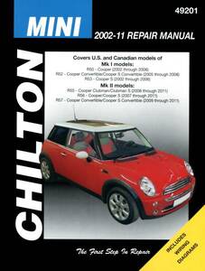 Mini（ニューミニ Mk-I/Mk-II） 2002-2011年 英語版 整備解説書