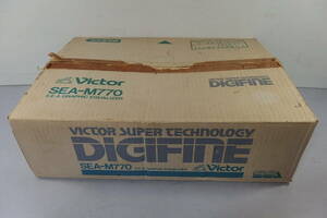 ◆未使用 Victor(ビクター) 名機/銘品 ハイエンド ビンテージ グラフィックイコライザー SEA-M770 ブラック S.E.Aイコライザー/グライコ