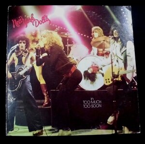 ●US-Mercuryオリジナル””w/Lipstick,1st-Labels!!”” New York Dolls / In Too Much Too Soon