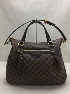 LOUIS VUITTON◆イーヴォラMM_ダミエ・エベヌ_BRW/PVC/BRW