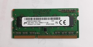 ノートPC用メモリ/PC3L-12800S(DDR3L)/4GB