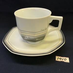 ◆うつわ屋◆懐かしの昭和レトロ★1410ノリタケNoritake《ピエールカルダン》カップ＆ソーサー（１個箱入り）