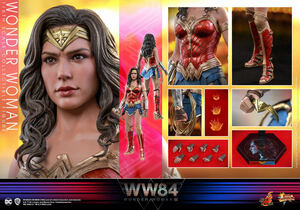 新品未開封 ホットトイズ MMS584 ワンダーウーマン ジャスティスリーグ Wonder Woman 1/6フィギュア (検mms698 mms578 D100 女神 アテナ)